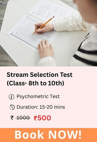 Psychometric stream selection test for Class 8–10 students.