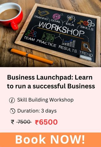 Entrepreneurship workshop for students with business ideas.