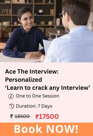 Personalized interview preparation coaching with mock interviews.
