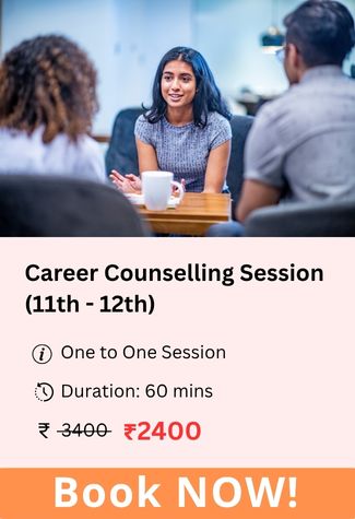 One-on-one career counselling session for senior school students (Class 11–12).