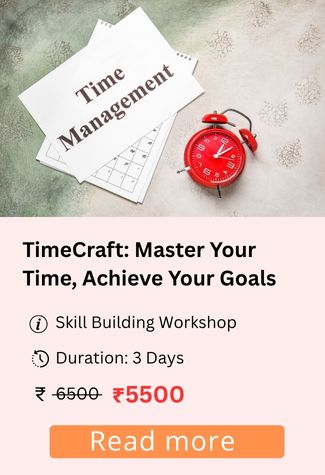 Student attending time management workshop to improve focus, planning, and goal setting.