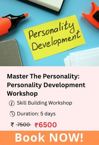 Personality development workshop for students and young professionals.