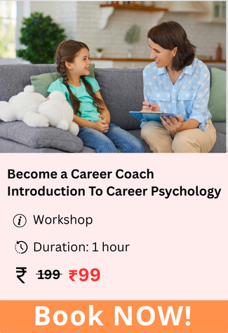 A professional female trainer conducting a virtual workshop on career counselling for aspiring career coaches.